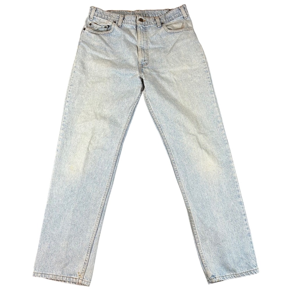 Vintage Levis 540 Relaxed Jeans Mens 36x32 Fit 35x31 Straight Leg USA 1990 Faded